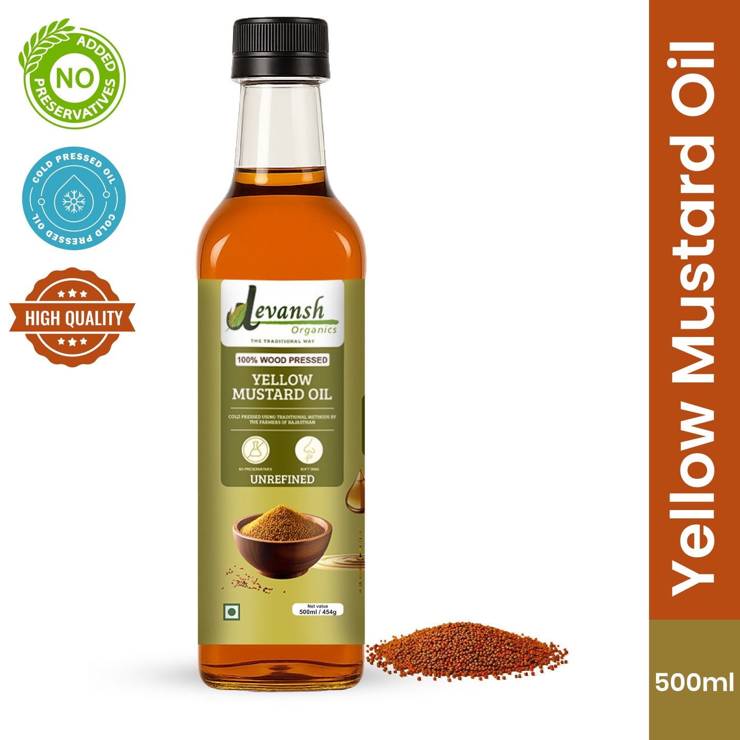 Yellow Mustard Oil 500ml