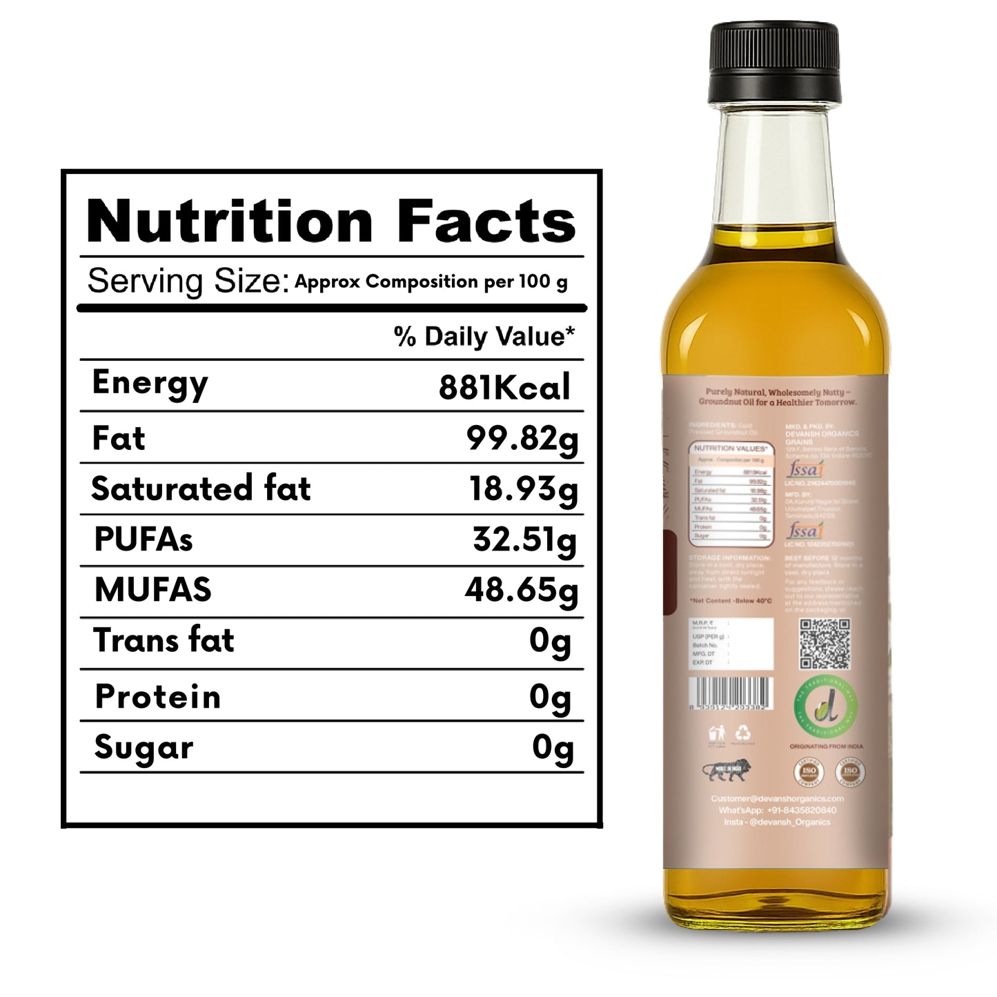 Groundnut Oil 500ml