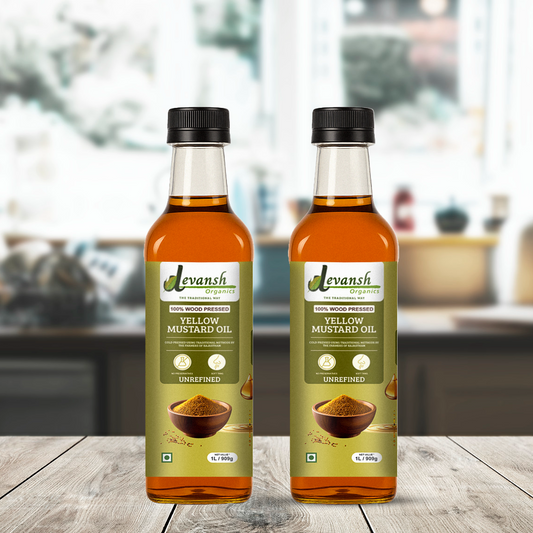 Yellow Mustard Oil | Pack of  2