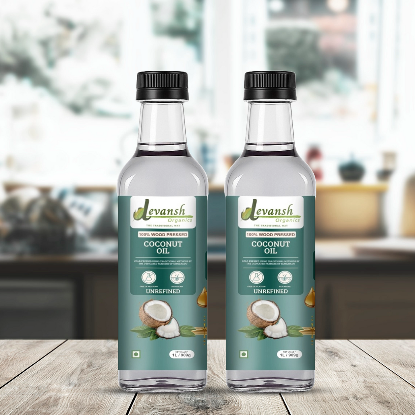 Coconut Oil 1L | Pack of 2