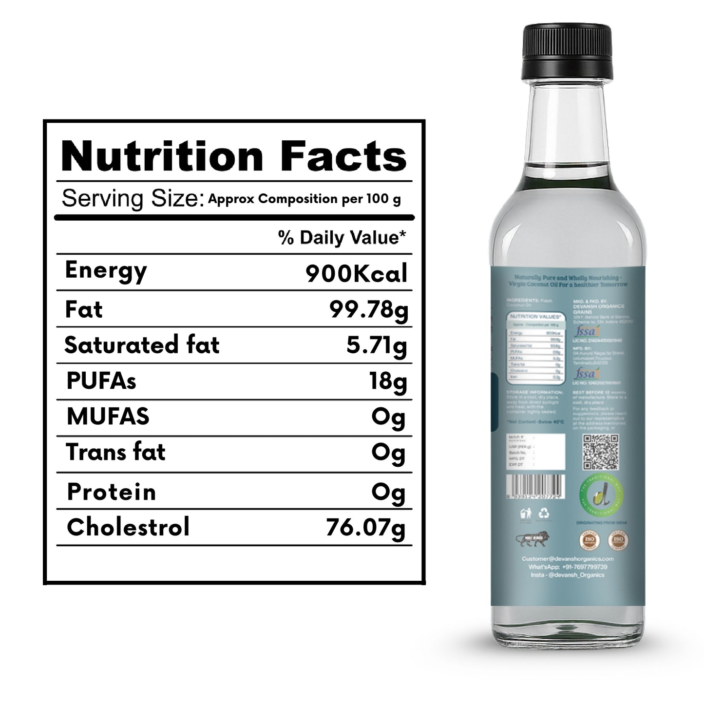 Virgin Coconut Oil 1L