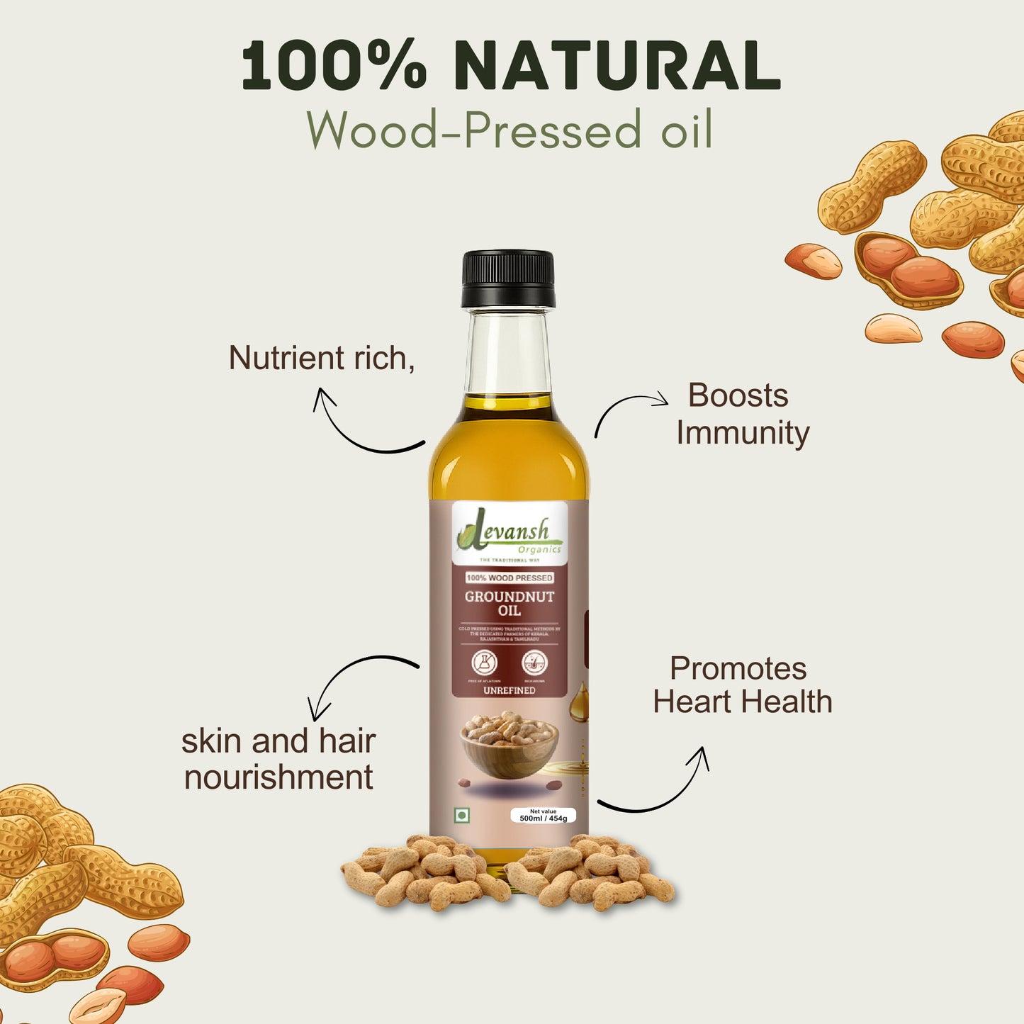 Groundnut Oil 500ml