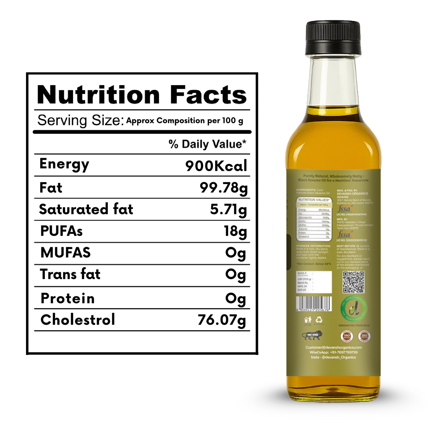 Black Sesame Oil 250ml